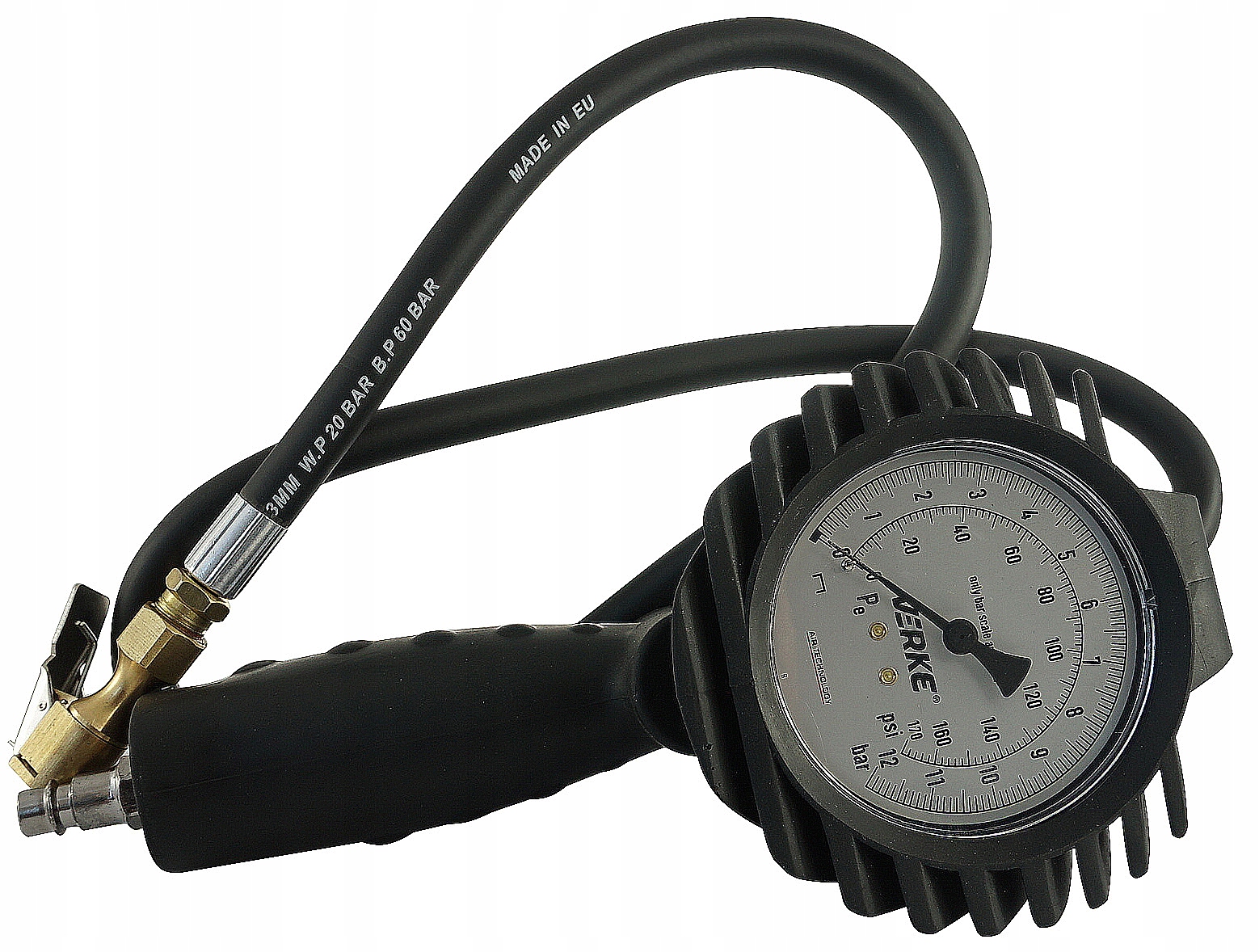 PISTOLET DO POMPOWANIA PROFI 0-12 bar Waga produktu z opakowaniem jednostkowym 0.99 kg