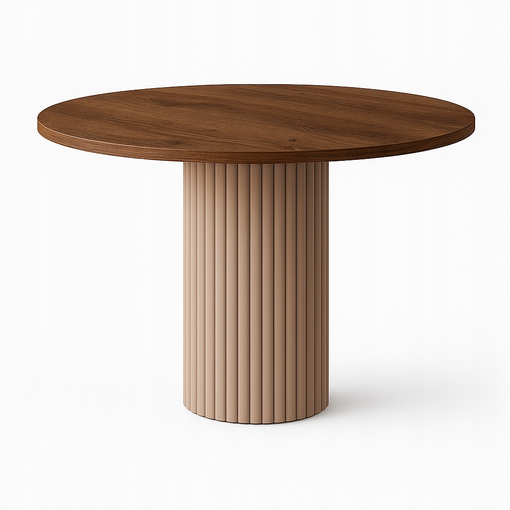 Stůl na kovové noze, stůl Dub Lefkas 110 cm, stůl Glamour, stůl Loft