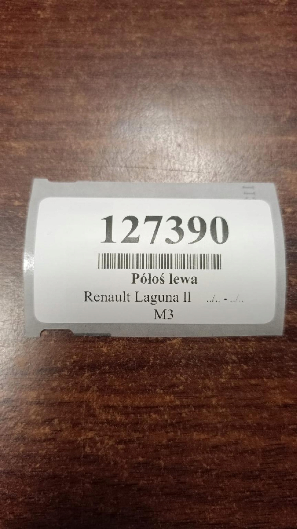 RENAULT LAGUNA II 1.9 D semi-axis left front 8200387523
