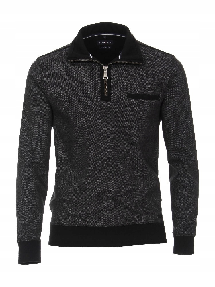 Casa Moda Rozepínací Mikina Velké Velikosti Grafitová 6XL