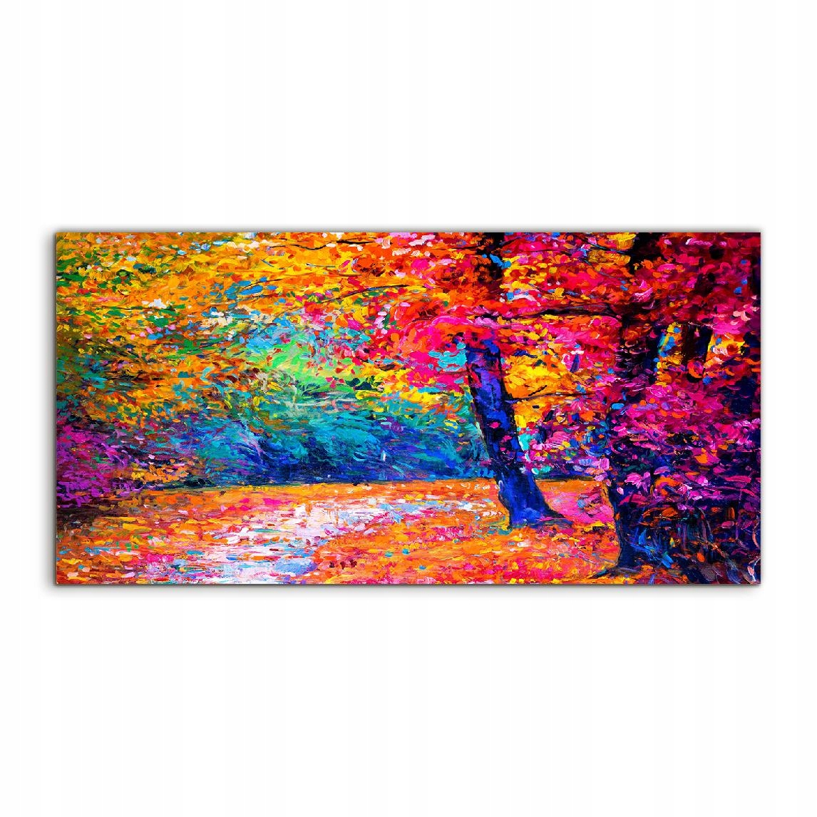 Akrylový obraz 120x60 Moderný Jeseň Krajina Les