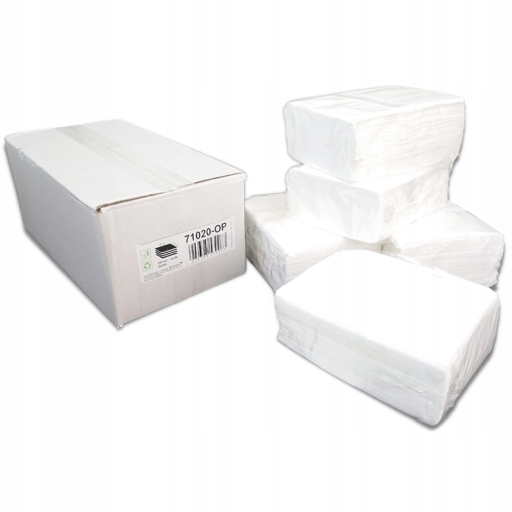 CZYSCIWO PRZEMYSLOWE WLOKNINOWE BEZPYLOWE 250 szt