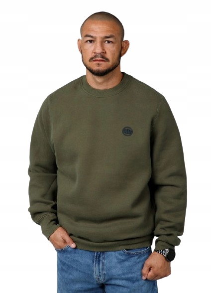 Pit Bull Mikina Bez Kapuce Crewneck Small Logo Olive S
