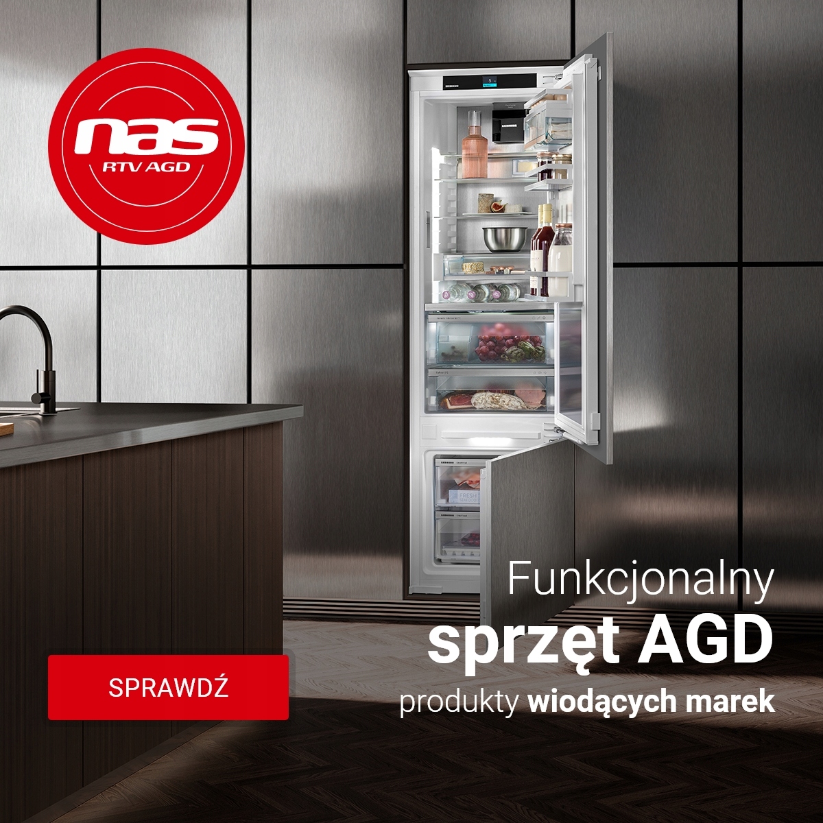 Lodówka side by side Beko GN1426233ZDRXN OUTLET Marka Beko