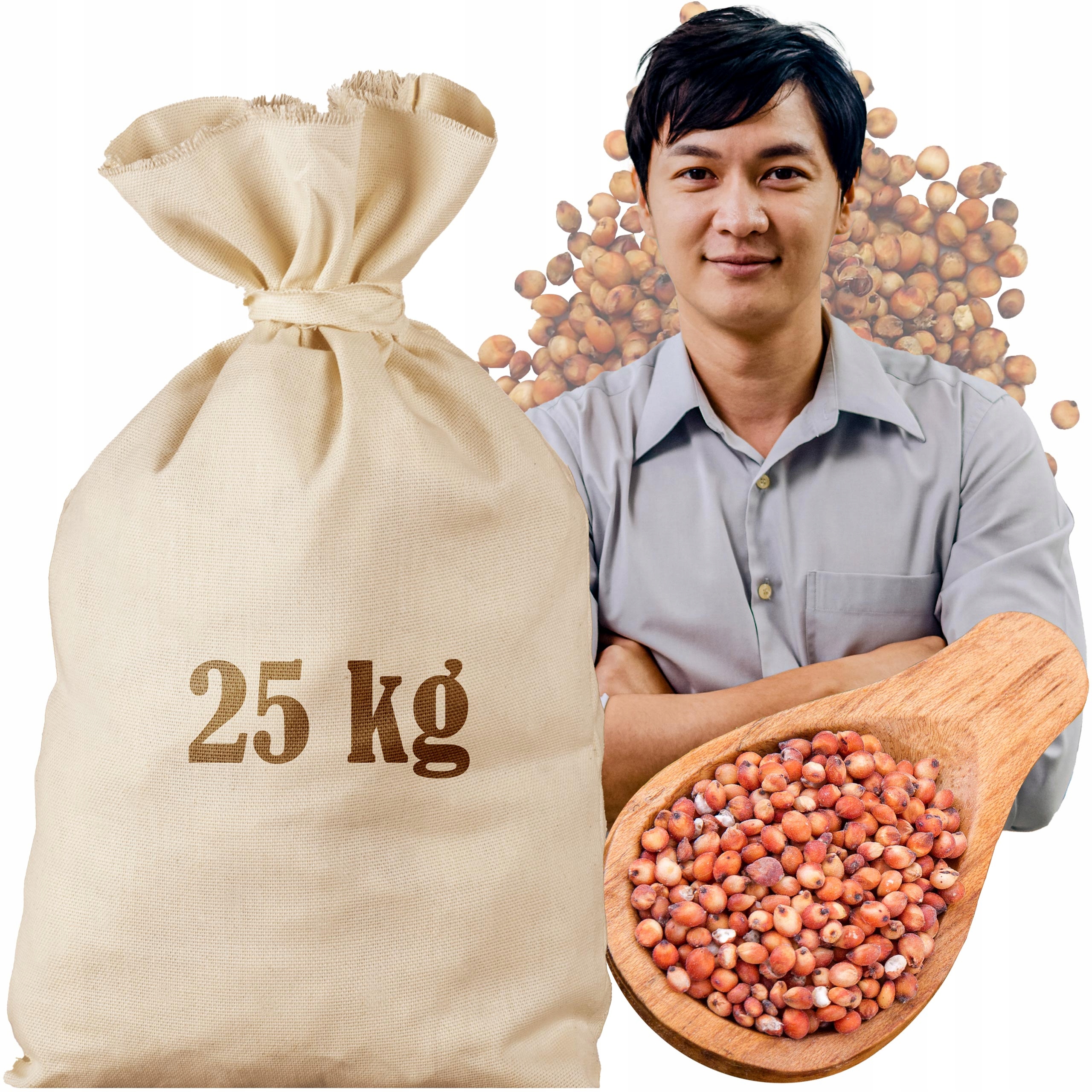 Levně Sorgo Červené 25 Kg Sáček Velkoobchod