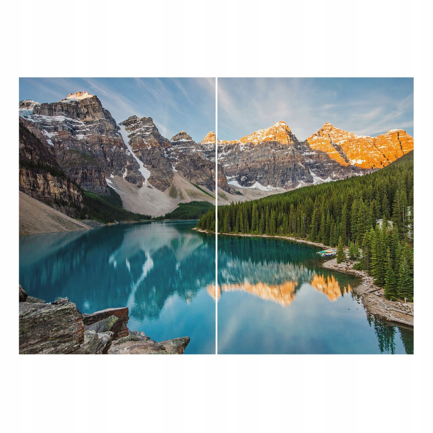 Dekorativní fototapeta na flizelině pro kancelář Horský odraz 208 x 146 cm
