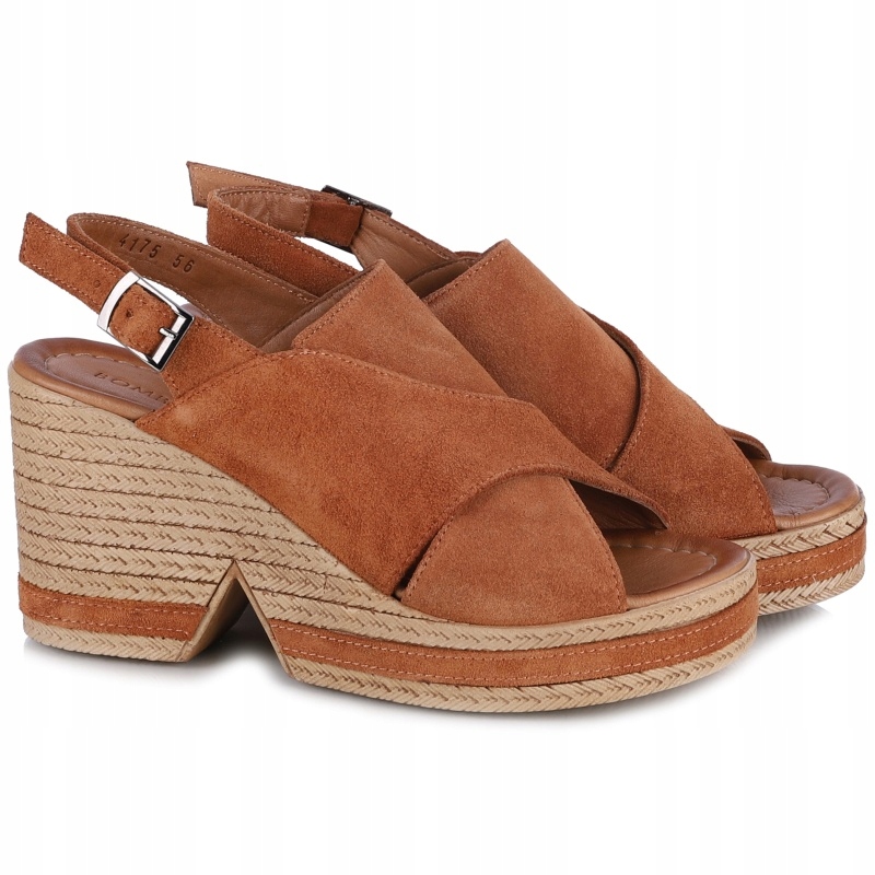 Dámské sandály Bombonella 8T P009 4175 56 hnědé Kůže Vel. 39