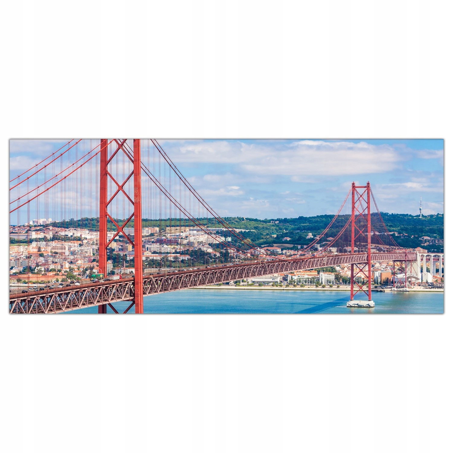

Obraz na szkle Foto Portugalia Most Miasto 125x50