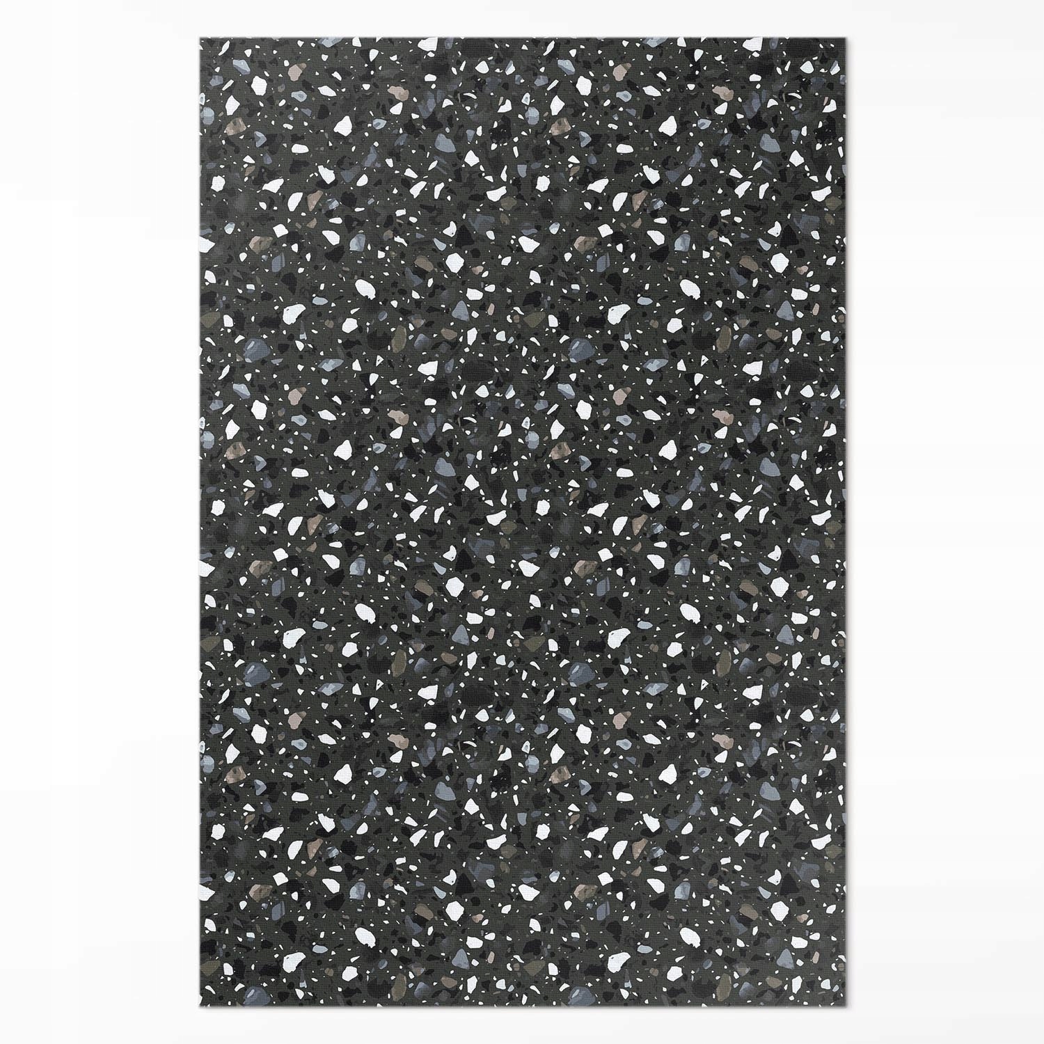 Protišmykový vinylový koberec Gres tmavý ozdobný kameň XXL 150x225 cm