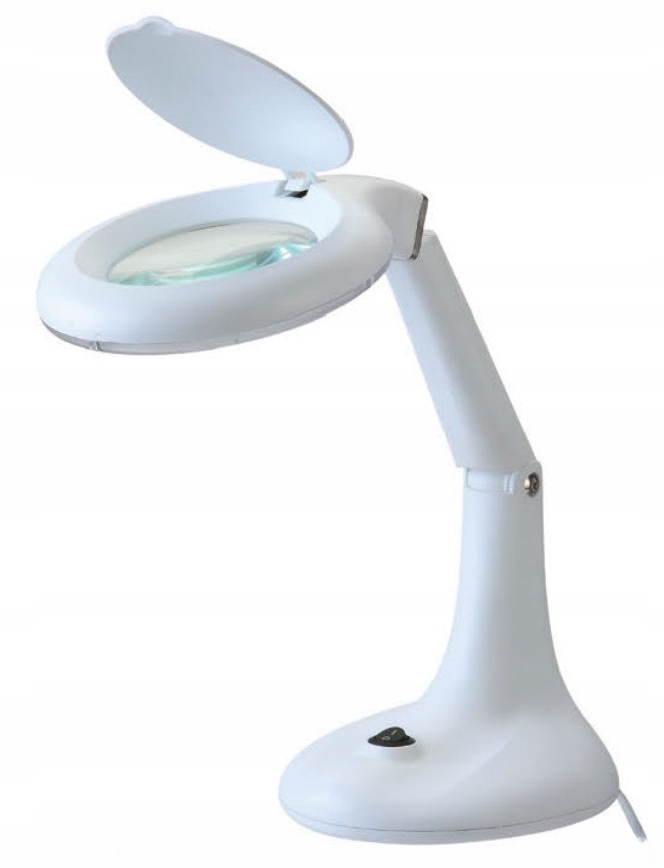 Lampa x15 Led z lupą 3D+12D 10W ZD-137