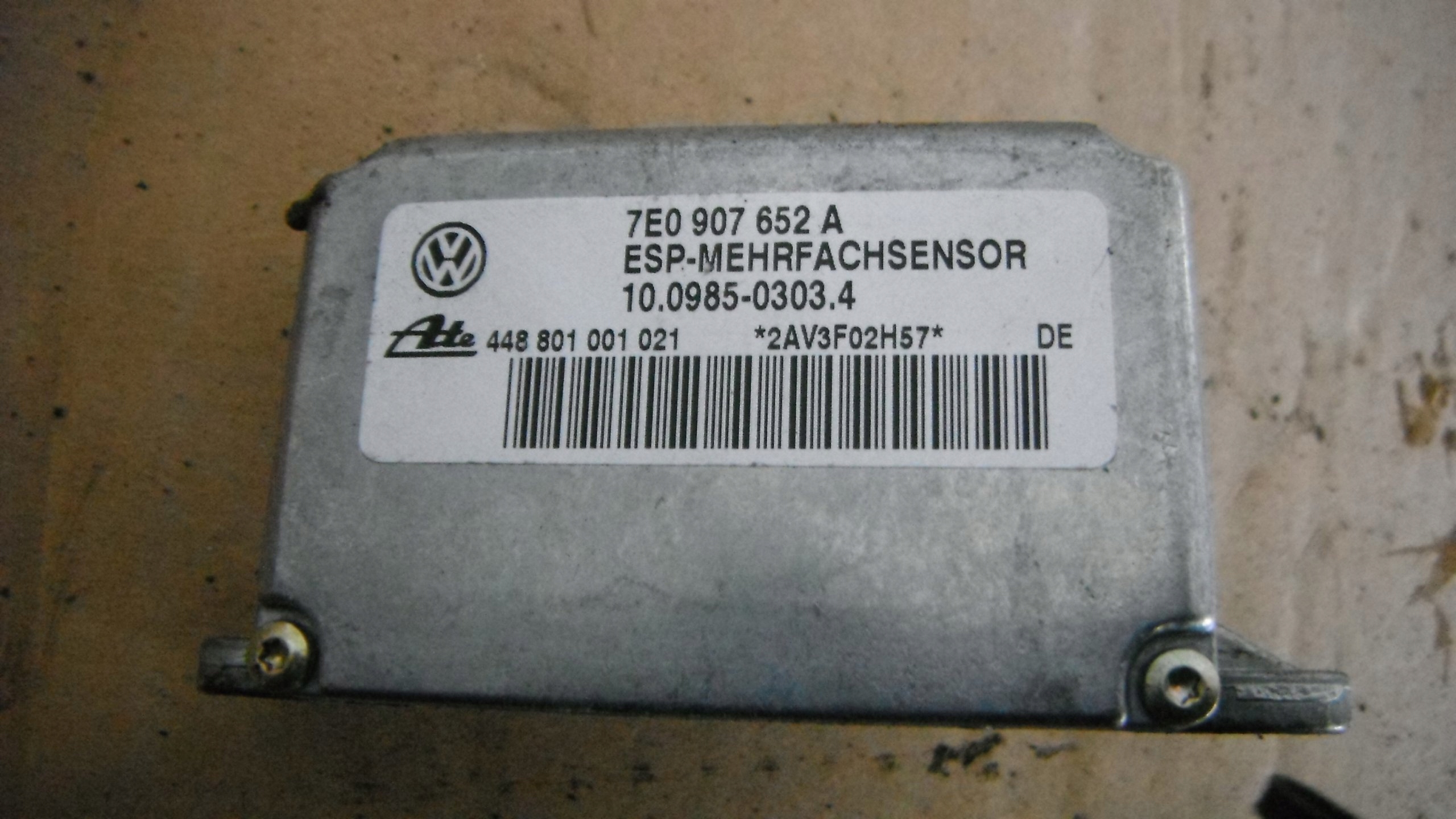 VW TOUAREG 7L CAYENNE 02- CZUJNIK ESP 7E0907652A