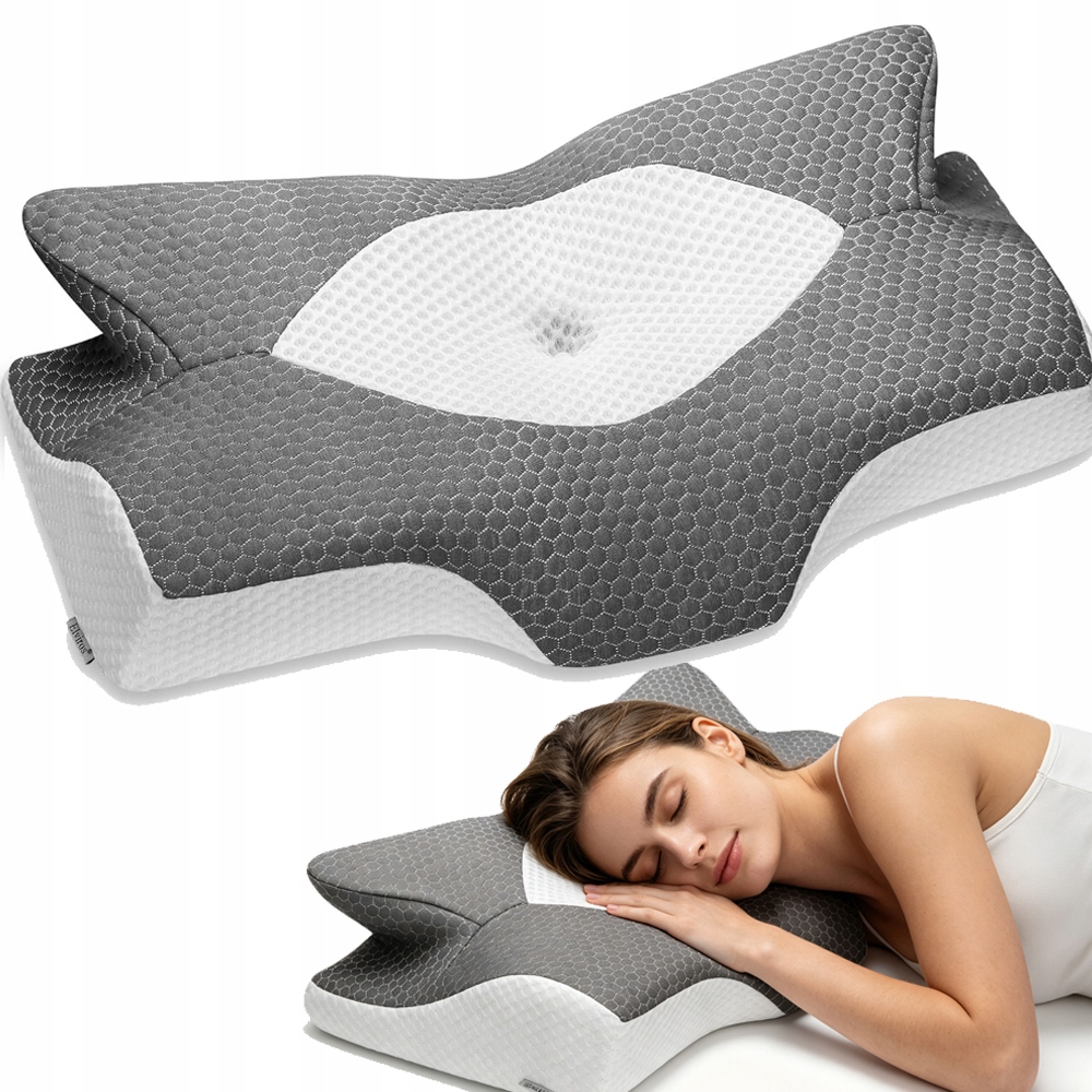 Poduszka Do Spania Ortopedyczna Profilowana Do Spania Pianka Memory XXL