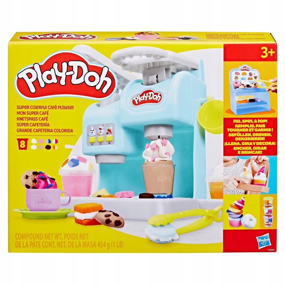 Play-doh Ciastolina Superkolorowa kawiarnia F5836