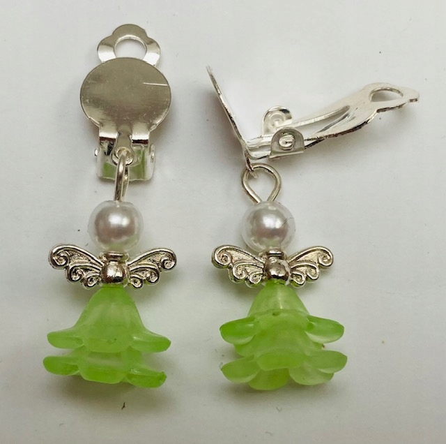 KLIPSY ŚWIĄTECZNE ręcznie wykonane ANIOŁKI