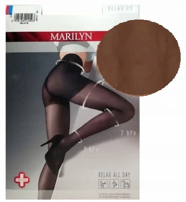 

Rajstopy Relax 20 Marilyn Przeciwżylakowe r.2 Dain