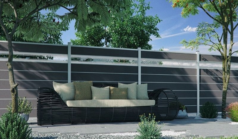 Panel Przęsło ogrodzeniowe wpc aluminium kompozyt