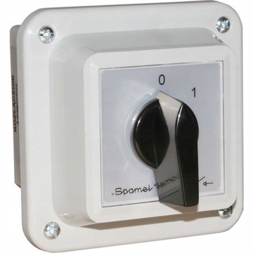 Łącznik Spamel krzywk. 0-1 3P 16A ŁK16R-2.8211\OB1