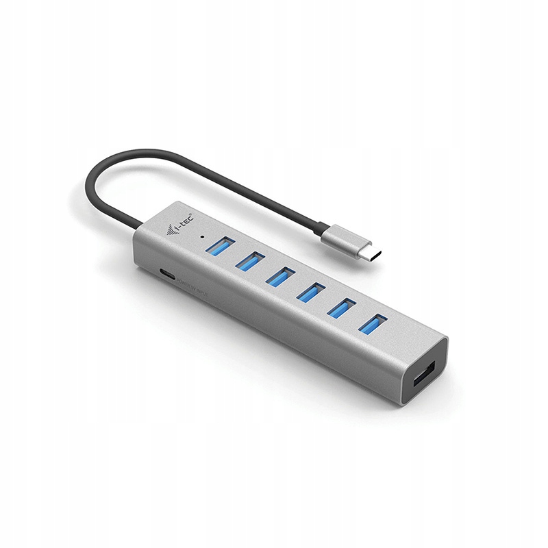 I-tec Hub Usb-c Charging Metal Hub 7-Port portów