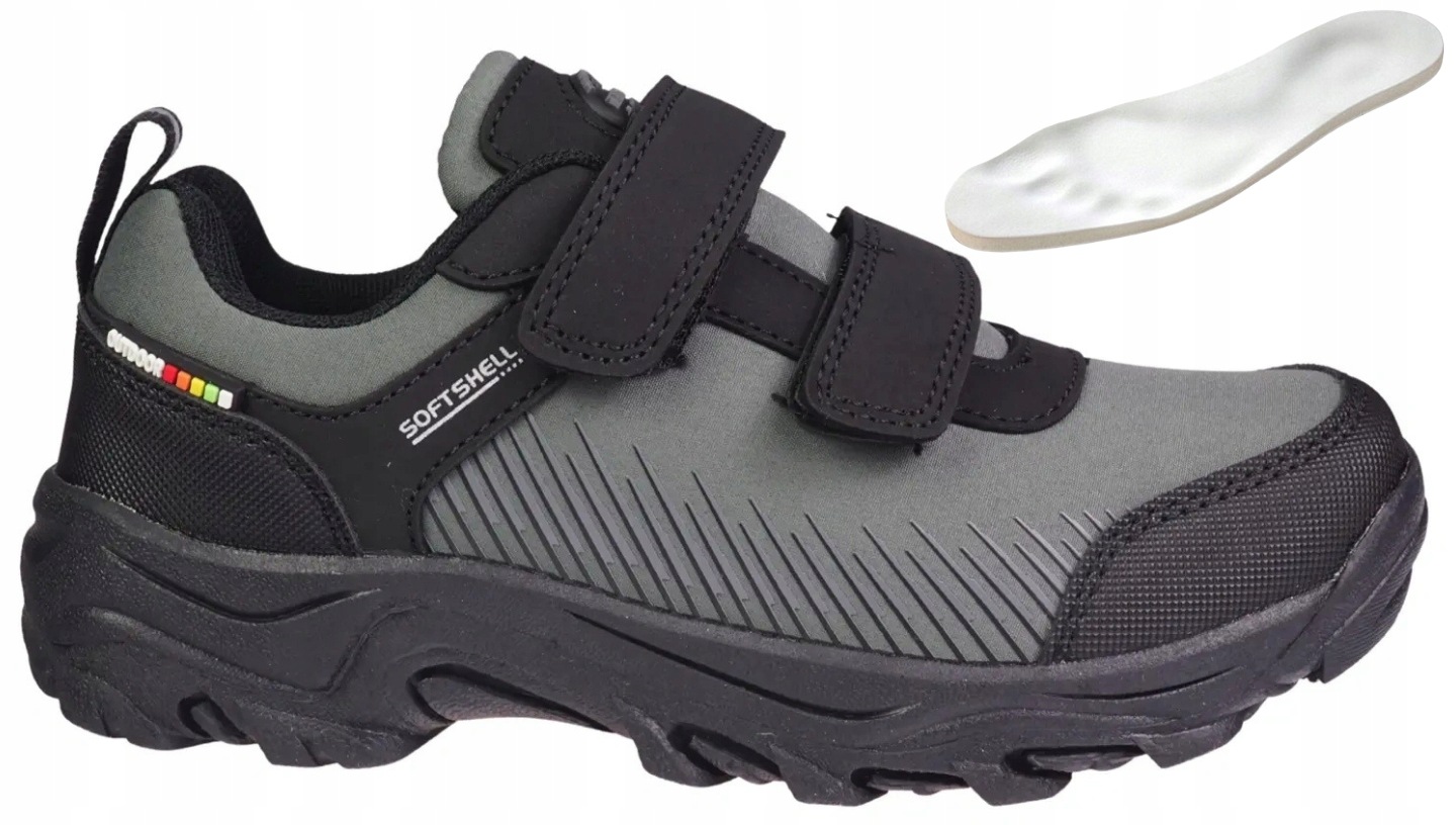 Buty trekkingowe dziecięce American Club CWT293GY w kolorze szarym
