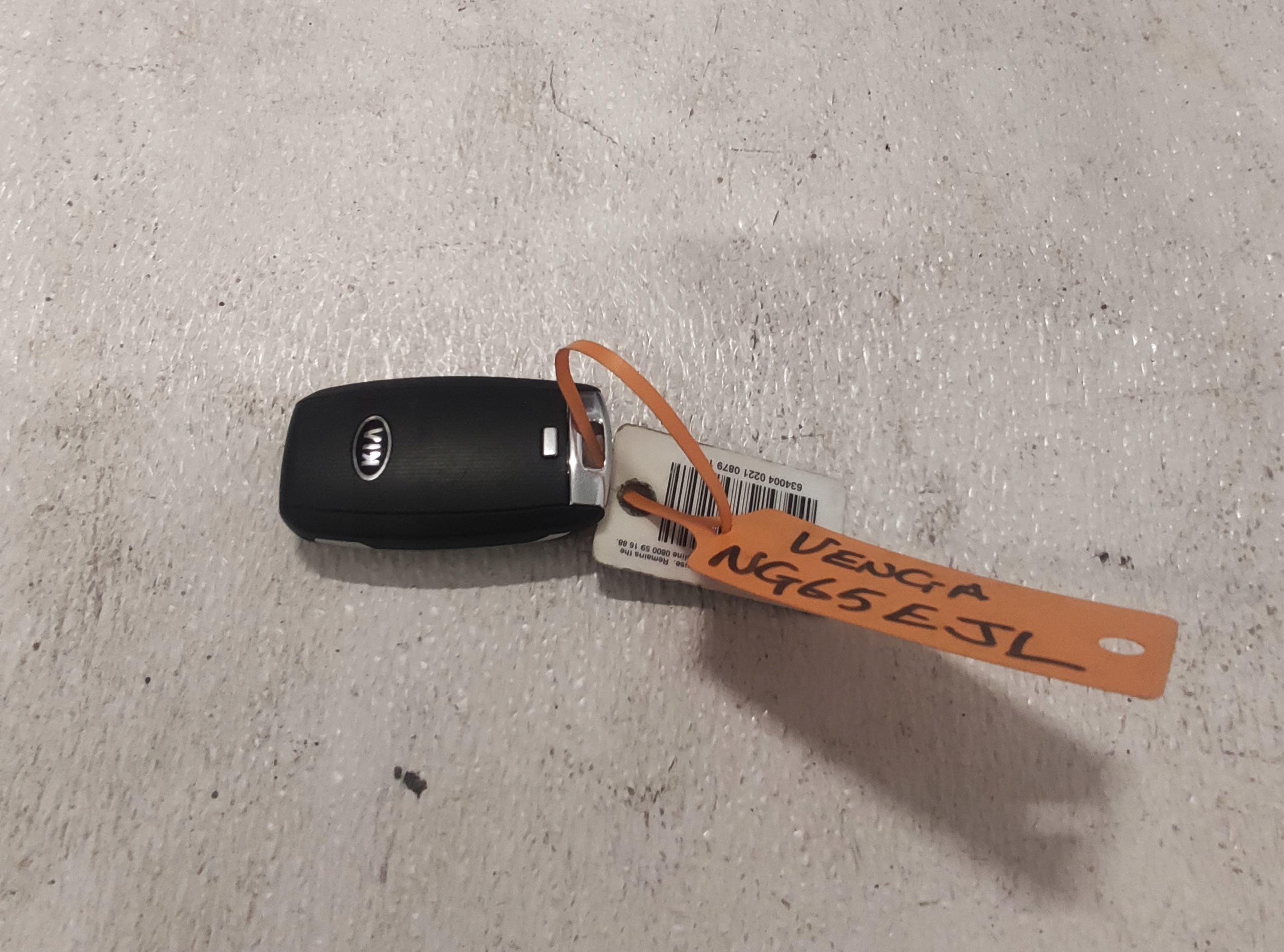 KIA VENGA 2016 LIFT PILOT Clé START STOP