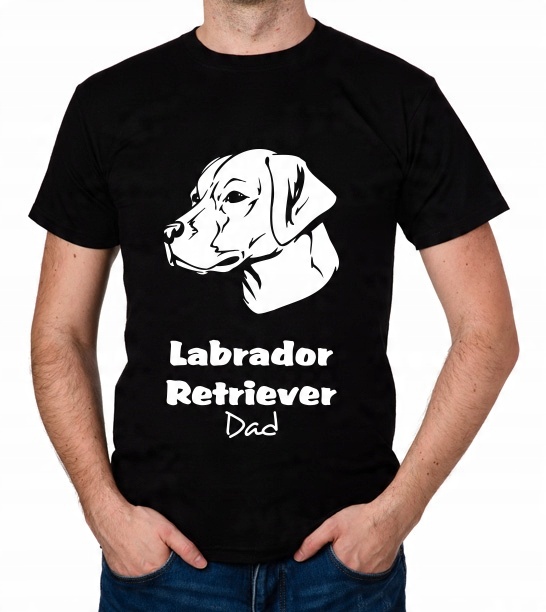 

koszulka Labrador Retriever Dad prezent