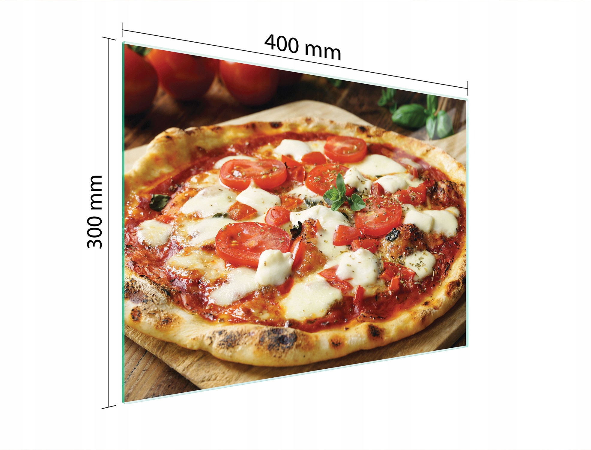 

Szklana Deska Do Krojenia 40x30 Pizza