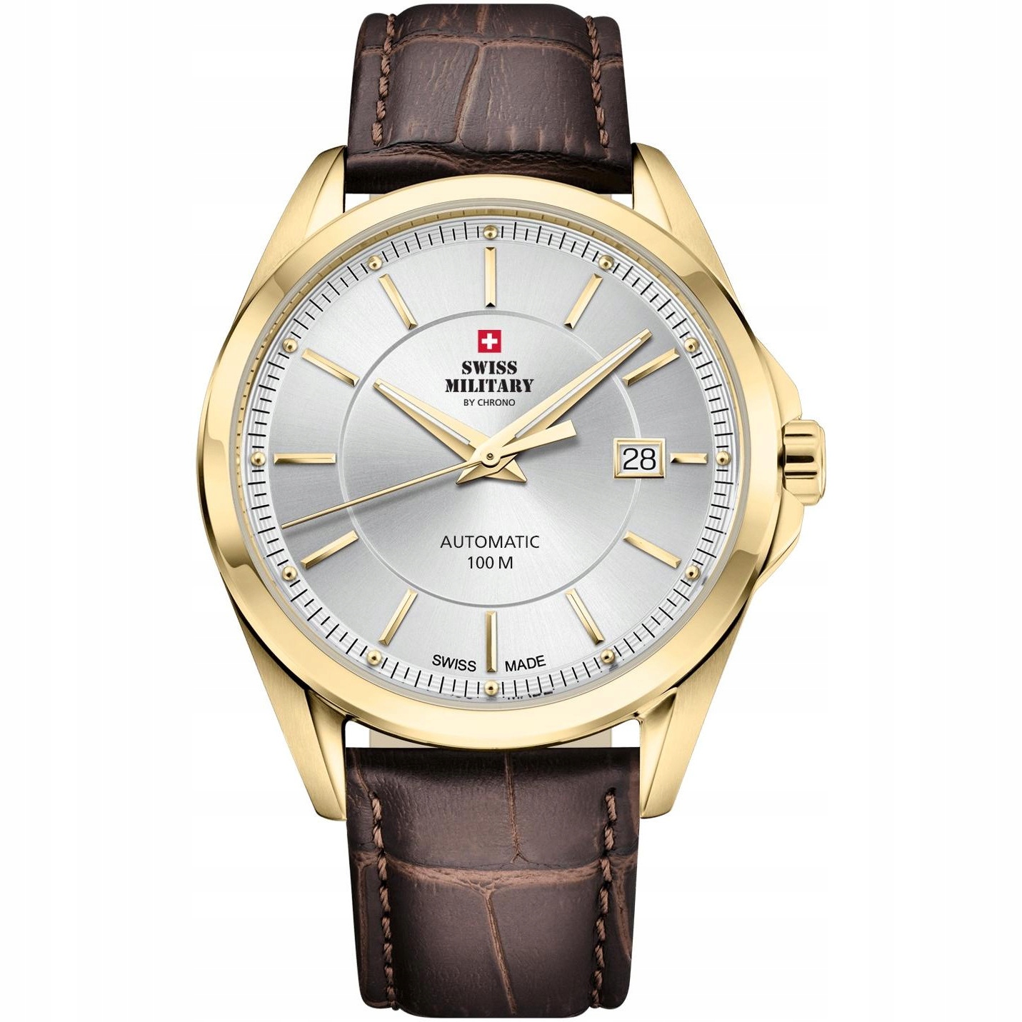 Pánské Hodinky Swiss Military by Chrono SMA34085.18 hnědé