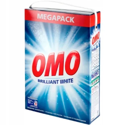 Omo Brilliant White Prášek 70p 4,9 kg