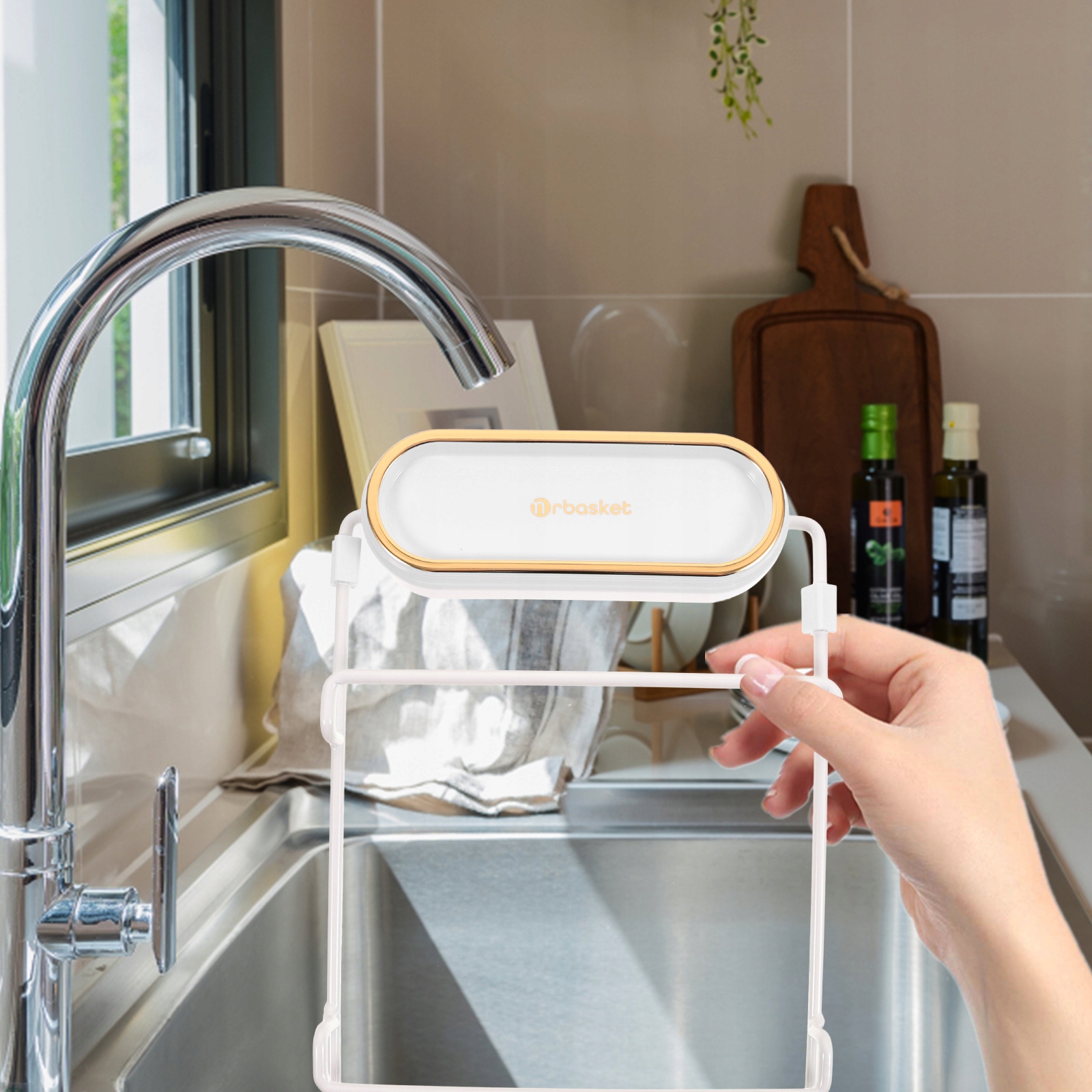 ZLEW KUCHENNY KOSZ FILTRACYJNY DO PRZECHOWYWANIA ŻYWNOŚCI Marka bez marki