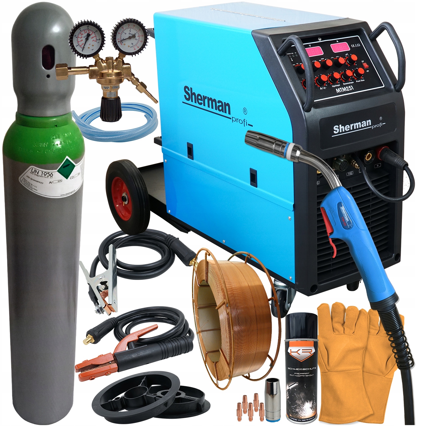 Spawarka MIGOMAT Sherman MIG 3w1 MMA TIG zestaw