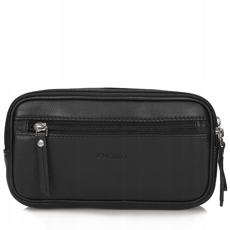 Pánská kabelka Přes Rameno Přírodní kůže Elegantní Toscanio T1145 Černá