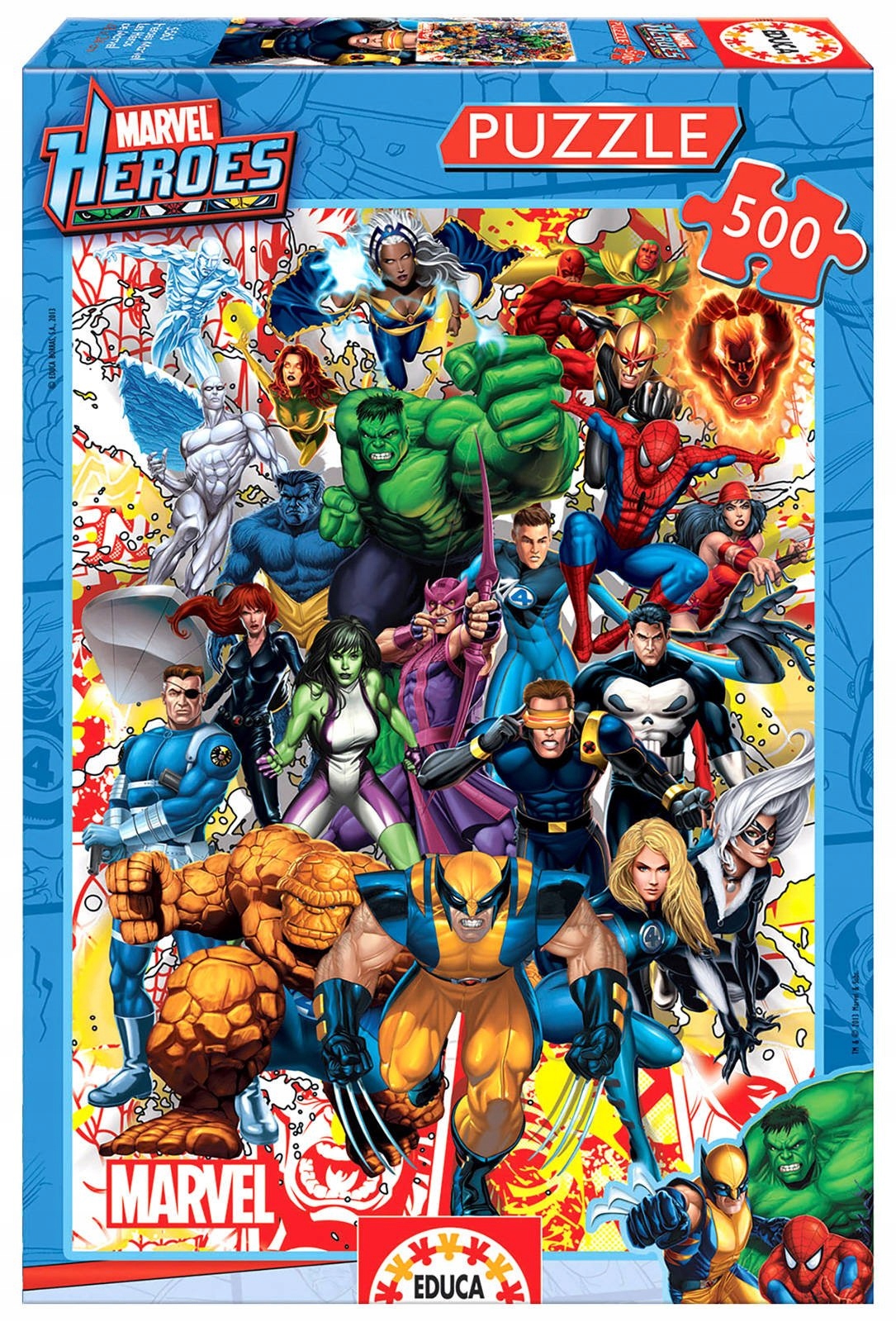 

Educa Puzzle 500 el Superbohaterowie Marvela