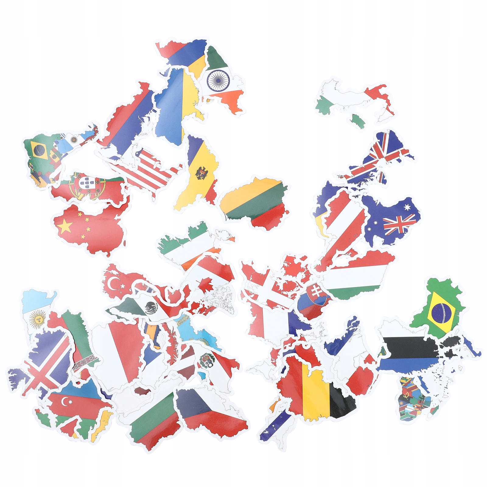Ozdobne Naklejki Z Motywami Flag Do Scrapbookingu