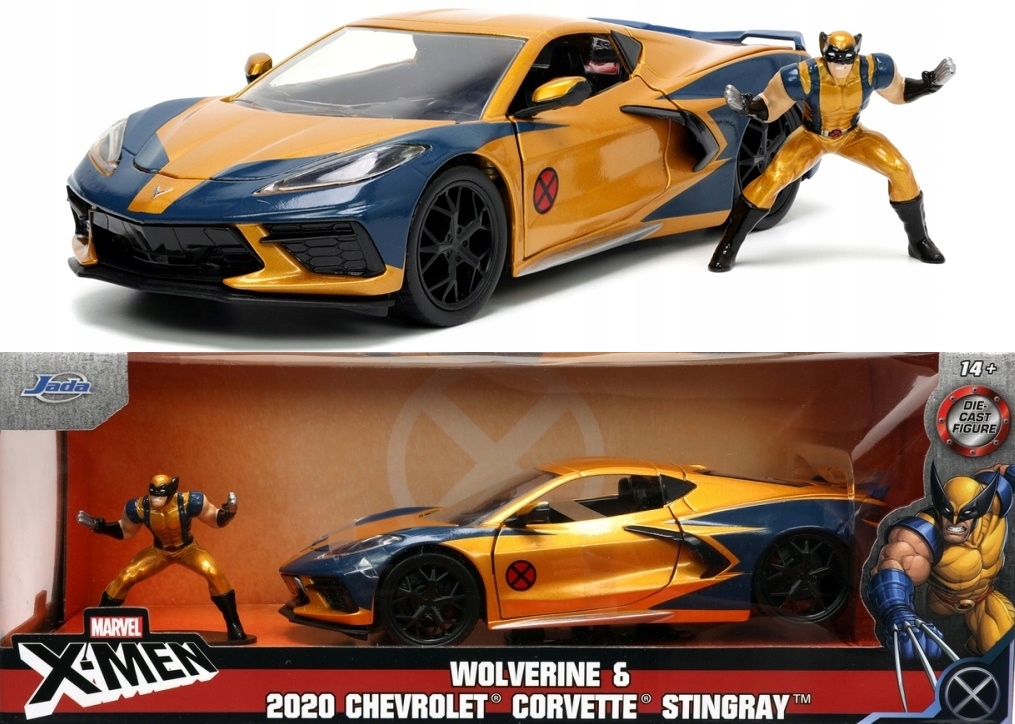 Chevy Corvette 2022 Wolverine Marvel Jada 1:24