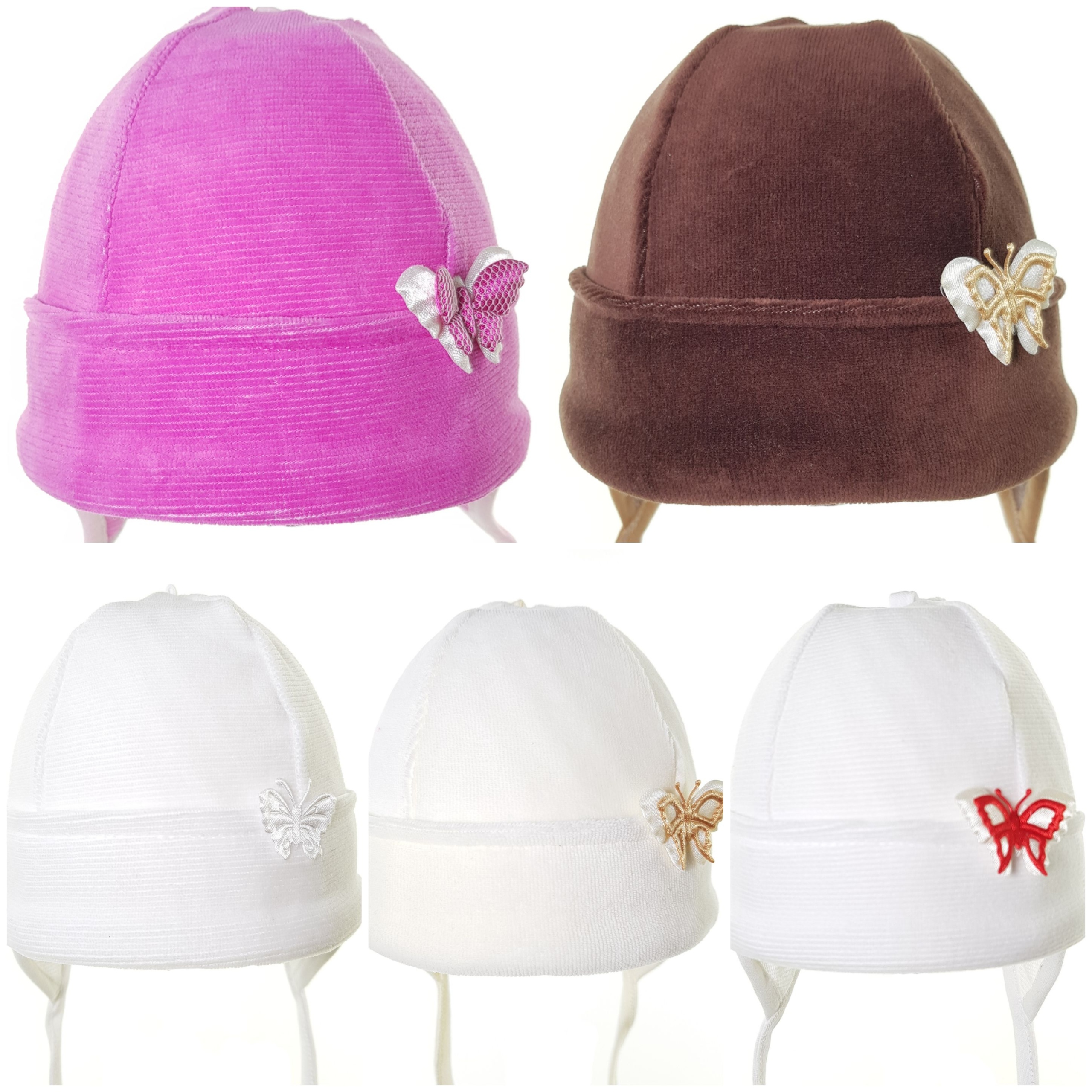 POLSKI PRODUKT CZAPKA CZAPECZKA WIOSNA JESIEŃ 0-3M Cechy dodatkowe kokarda