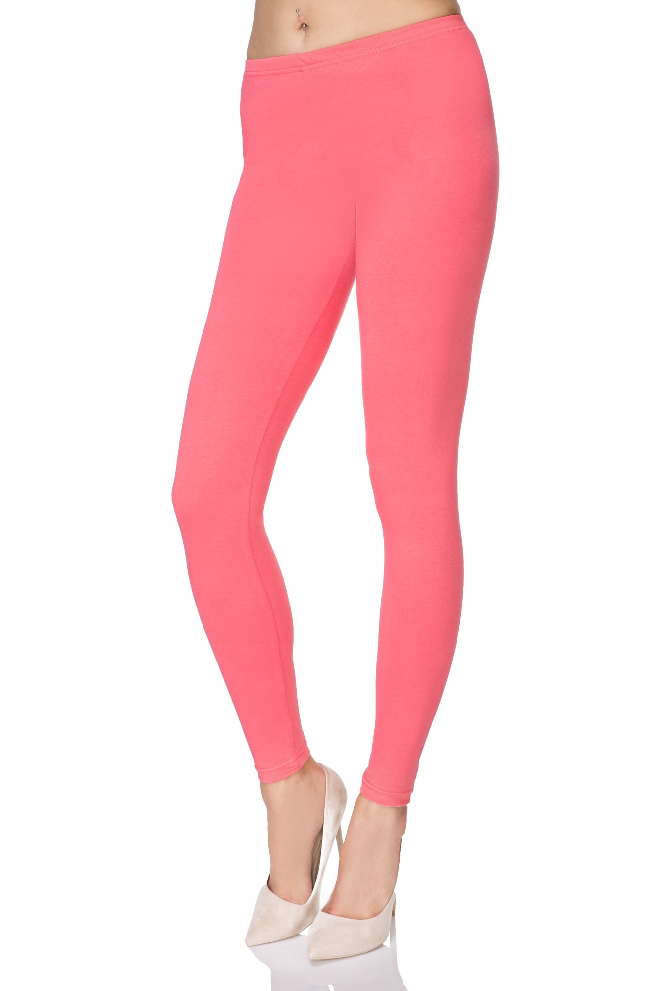 DŁUGIE LEGGINSY GETRY BAWEŁNIANE DAMSKIE FULL L/40 Rozmiar L