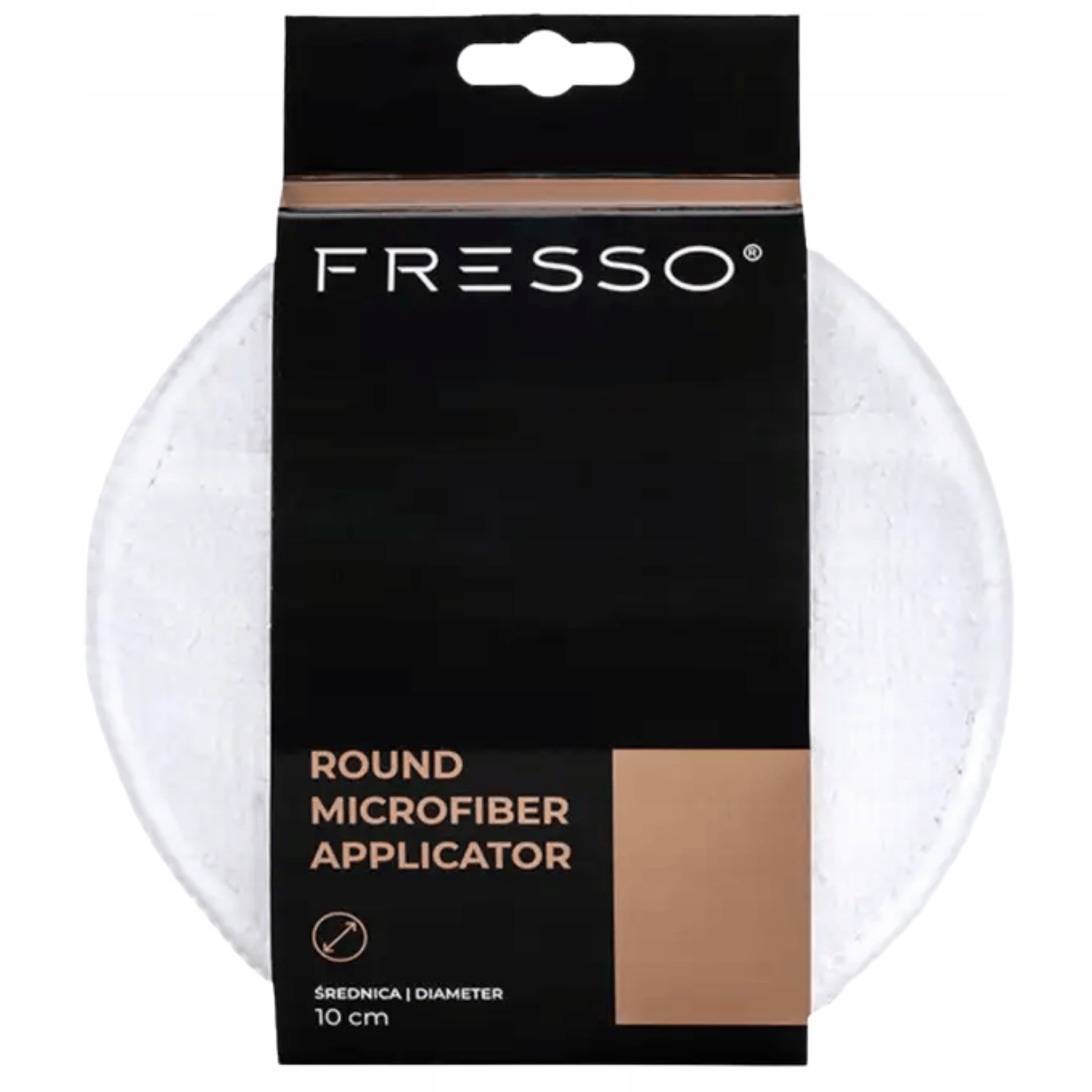 Fresso Round Microfiber Applicator Aplikator z mikrofibry