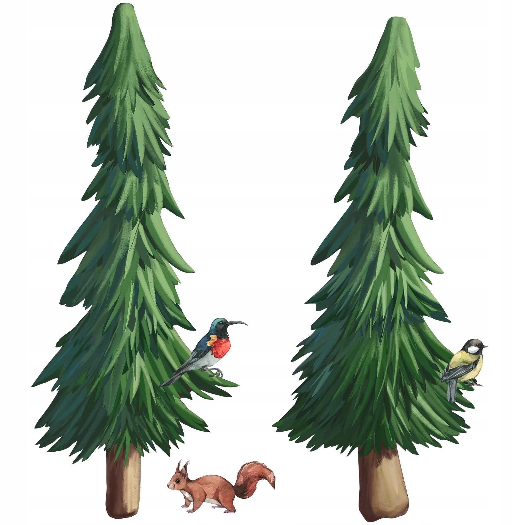 

Duże Naklejki Na Ścianę Drzewa Las Natura XL