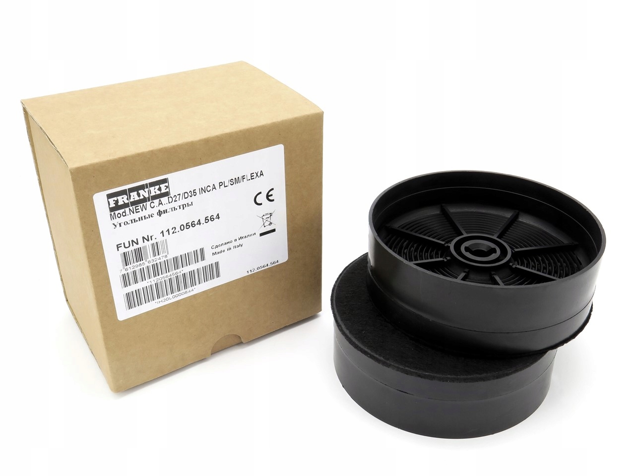 Uhlíkový Filtr Pro Digestoř Franke 112.0564.564