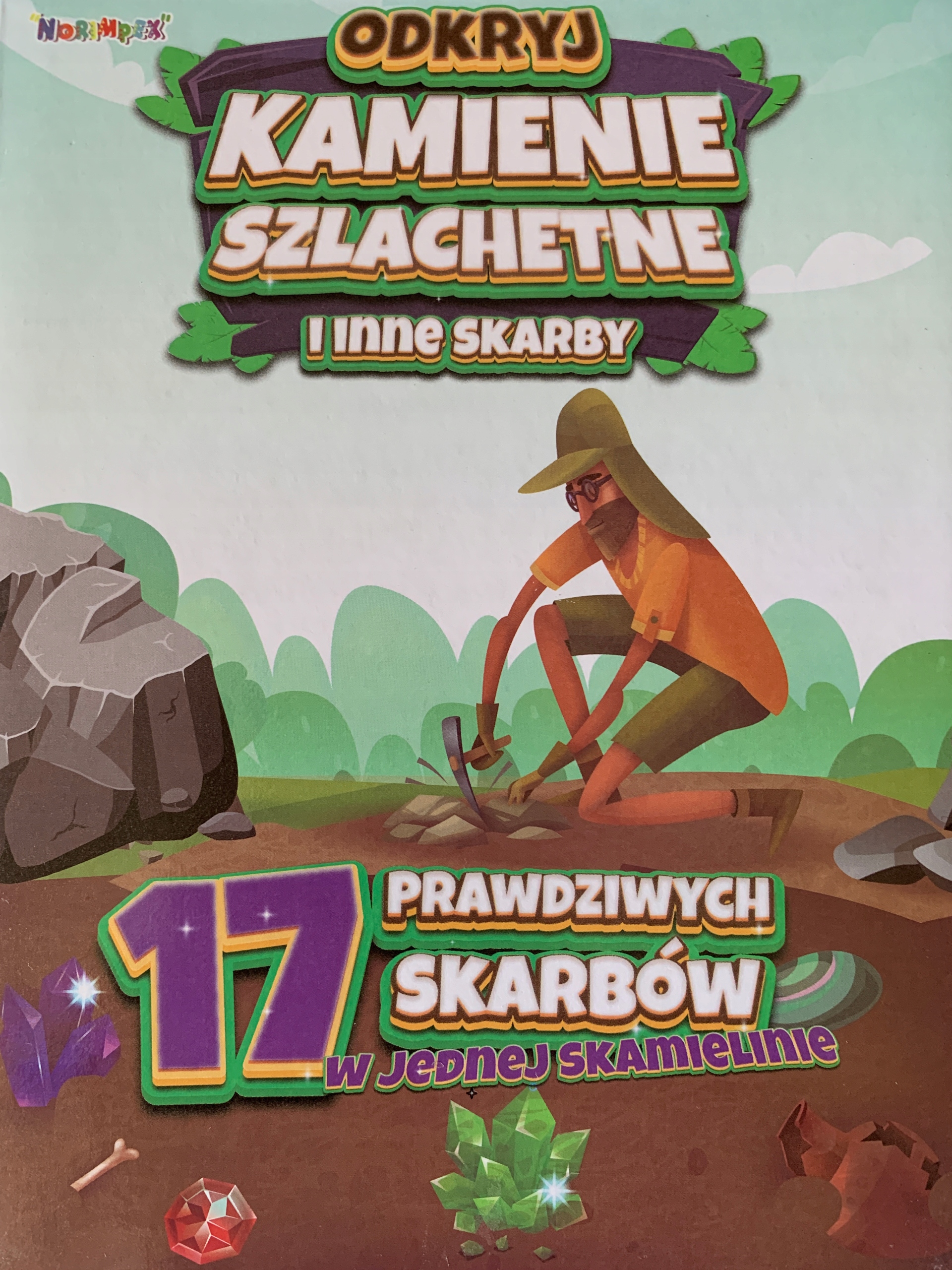 

Zestaw Mały Archeolog Odkryj Kamienie Szlachetne