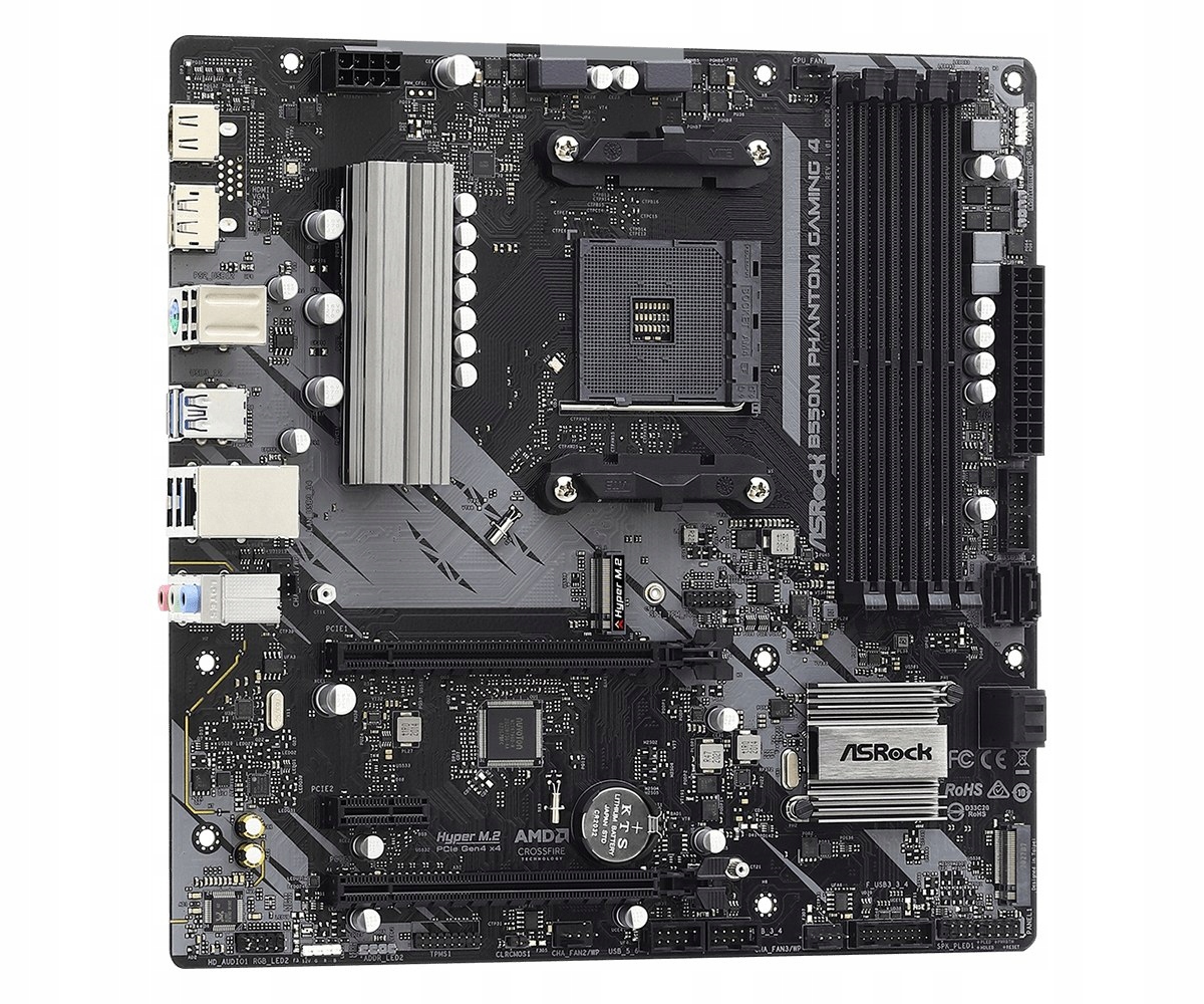 ASROCK B550M Phantom Gaming 4 mATX AM4 DDR4 — 6