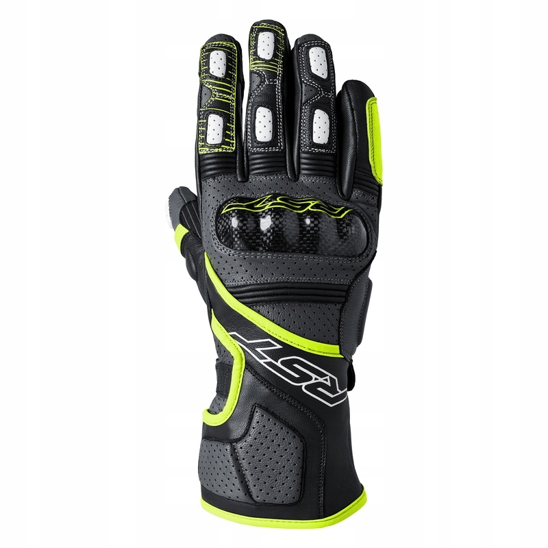 Motocyklové Rukavice Rst Fulcrum Grey Fluo Yellow Black (L)