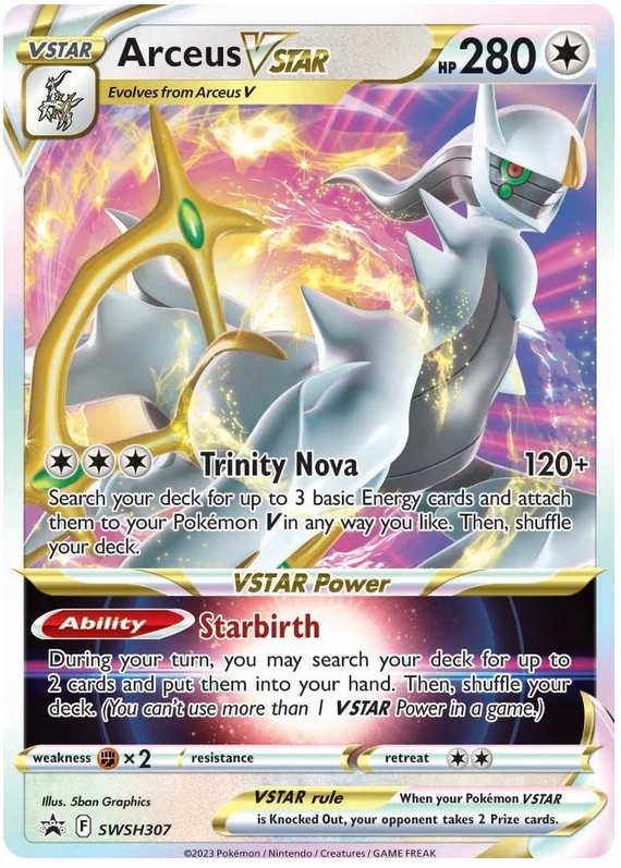 Arceus VSTAR (SWSH 307) SWSH Black Star Promos