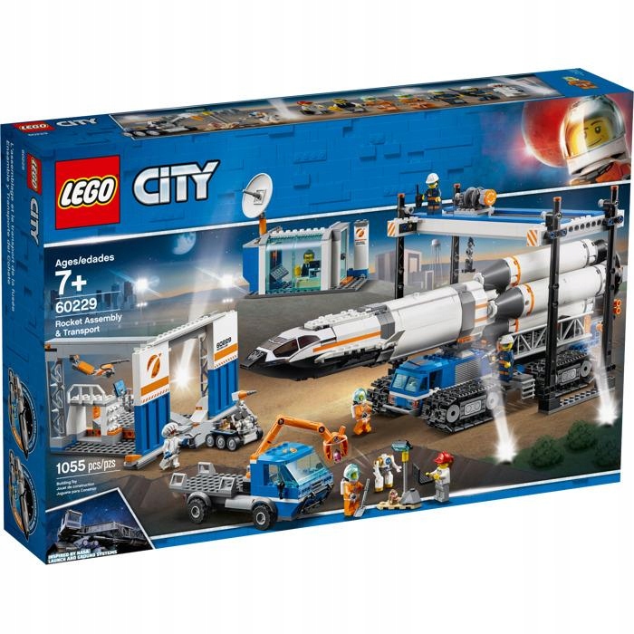 

Lego City 60229 Transport i montaż rakiety