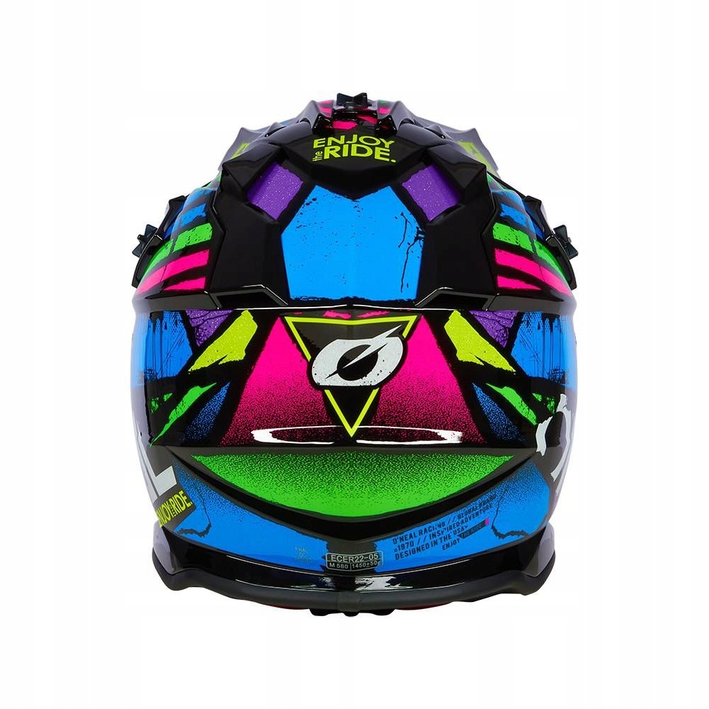 Kask z multi grafiką motocyklowy quadowy O'Neal XL Certyfikat DOT tak