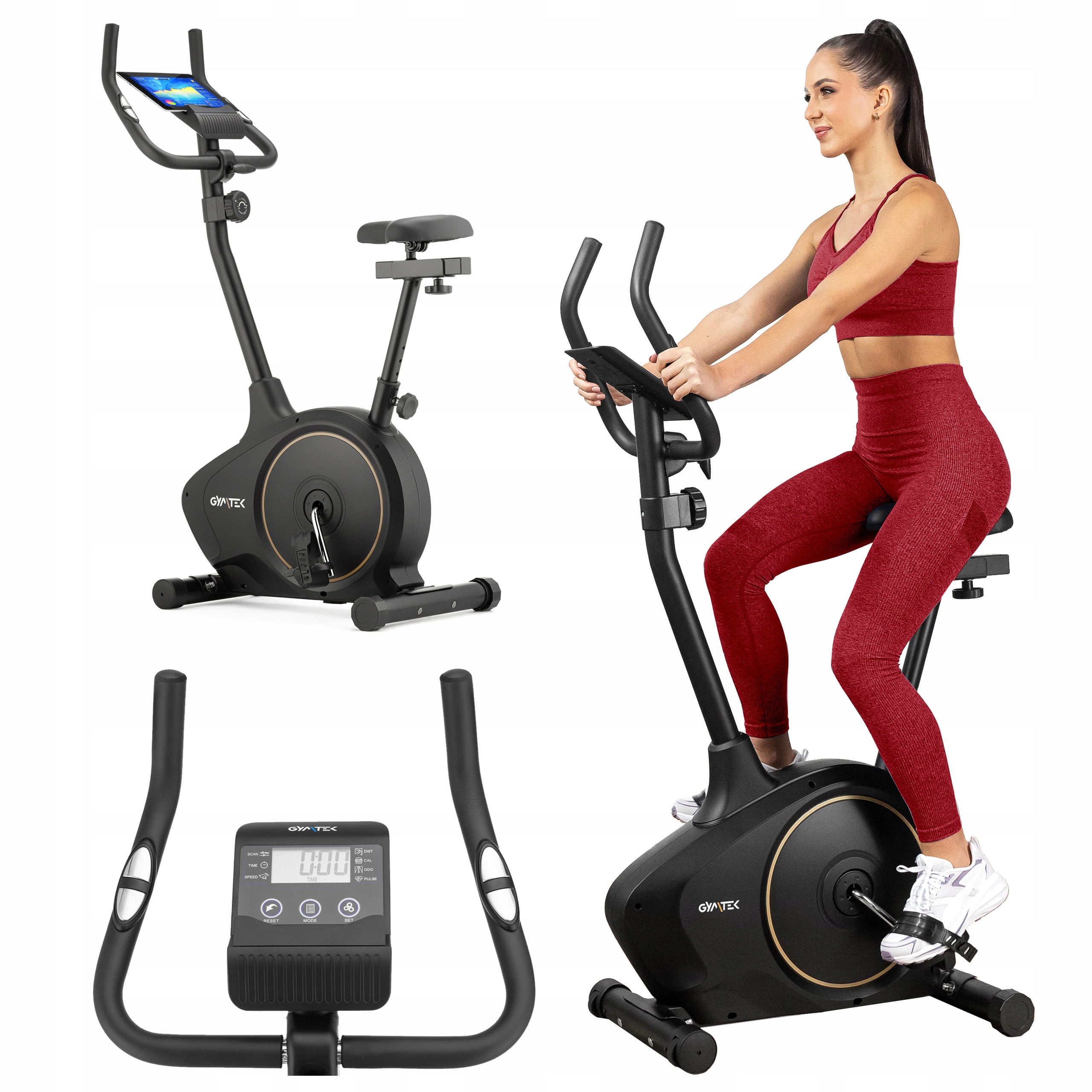 Rower Stacjonarny Magnetyczny Rowerek Treningowy Fitness XB1400 Gymtek