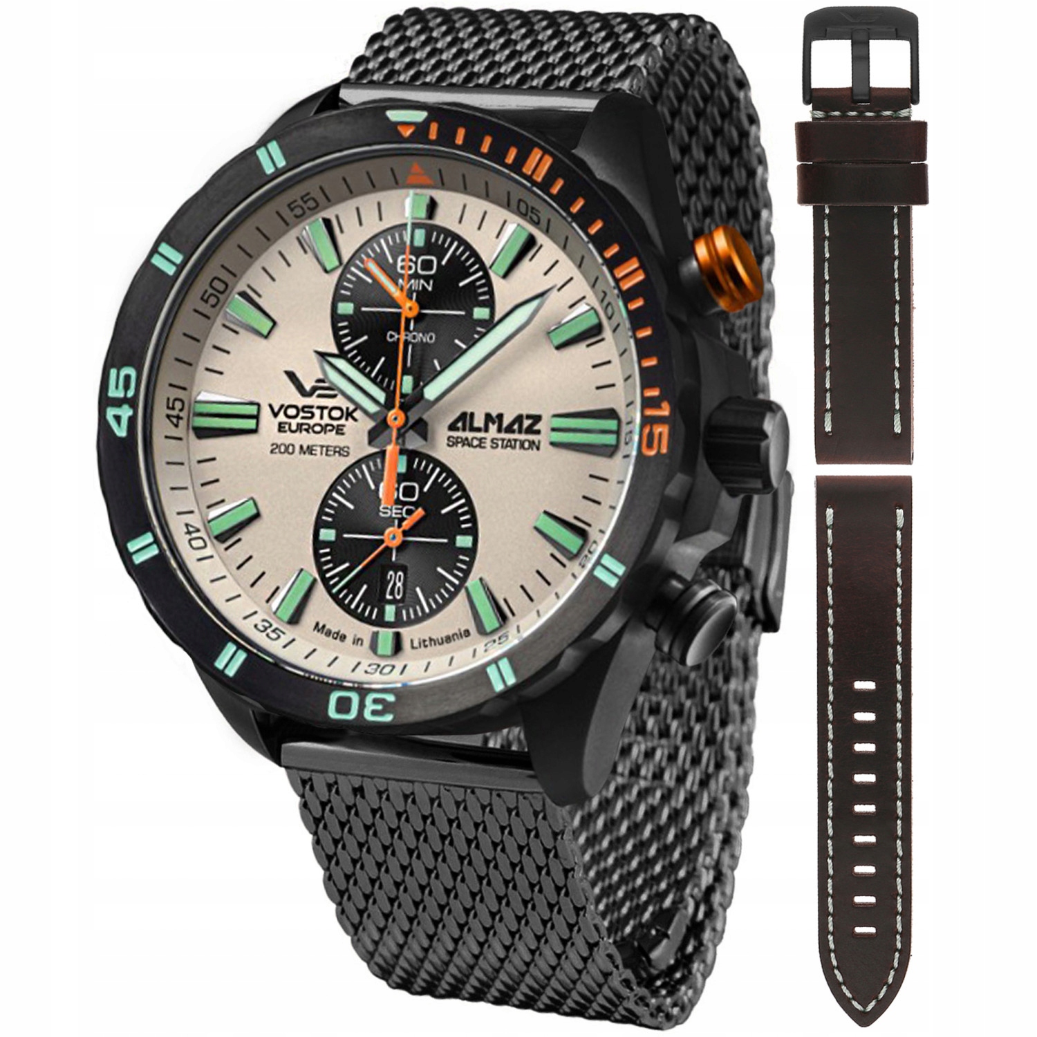 Pánské Hodinky Vostok Europe 6S11-320C677B černé
