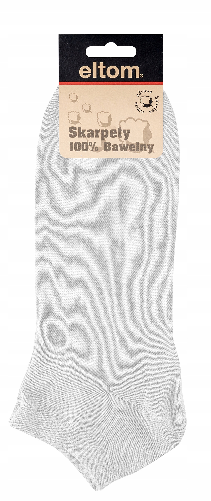 STOPKI 100% BAWEŁNY SKARPETKI BAWEŁNA*45-47 białe Kod producenta e39