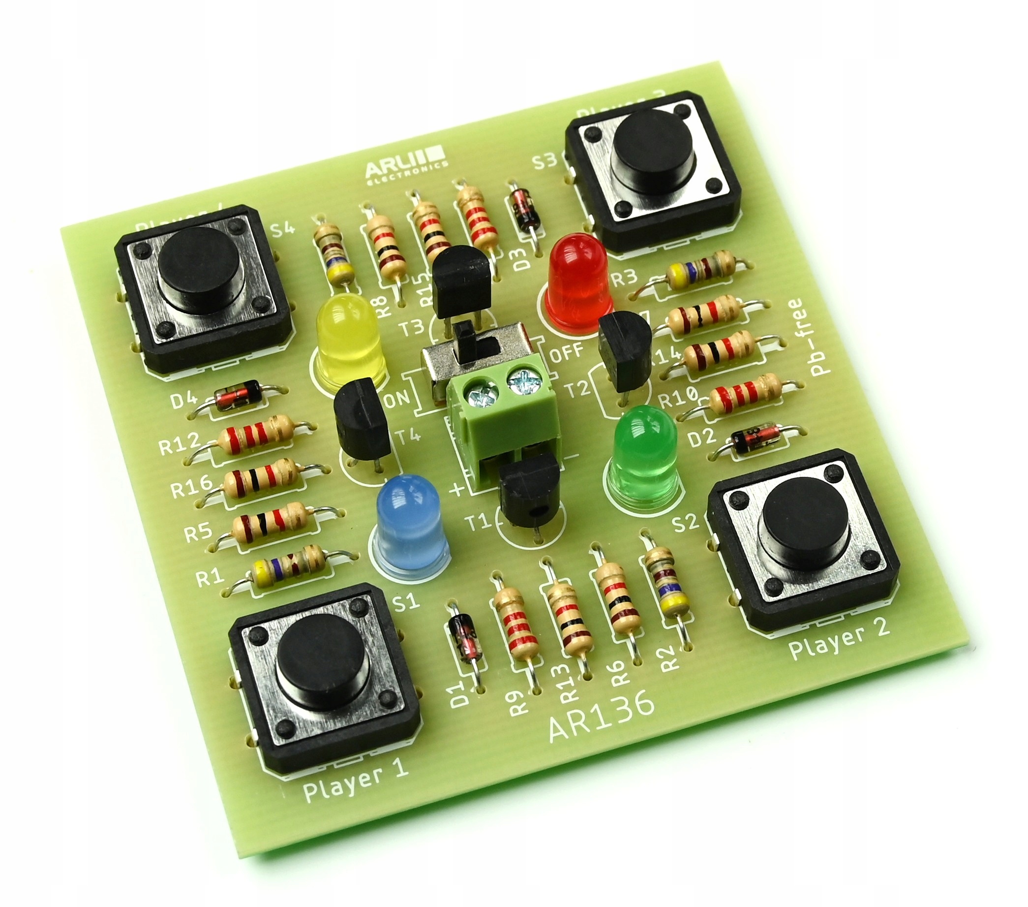 

AR136 Gra elektroniczna dla 2-4 graczy kit