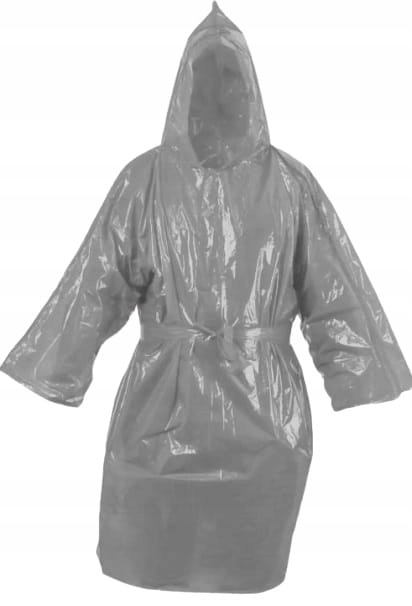 

Peleryna Dla Dorosłych Przeciwdeszczowa Duża Szara